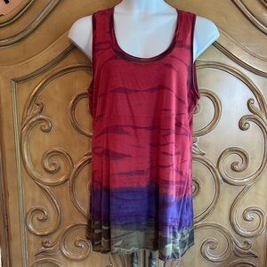 Glima Stylish ombré Camo Women's Tunic Tank Top